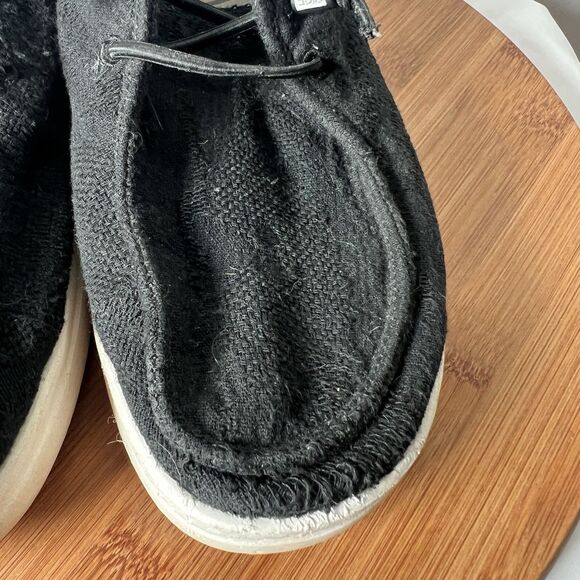 Hey Dude Wendy Rise Jungle Funk Leopard Black Women's Casual Shoes Loafers Sz 6 - Picture 4 of 8